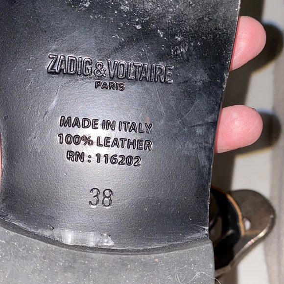 Zadig & Voltaire Tan Sandals w/ Studs - Picture 10 of 10